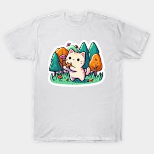 kitty in the woods T-Shirt